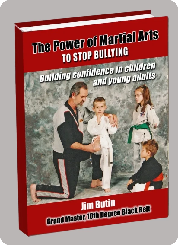 Martial arts book cover on bullying