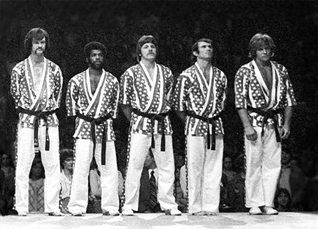 1974 U.S. Dream Team: Jim Butin, Howard Jackson, Jeff Smith, Bill Wallace, Joe Lewis.